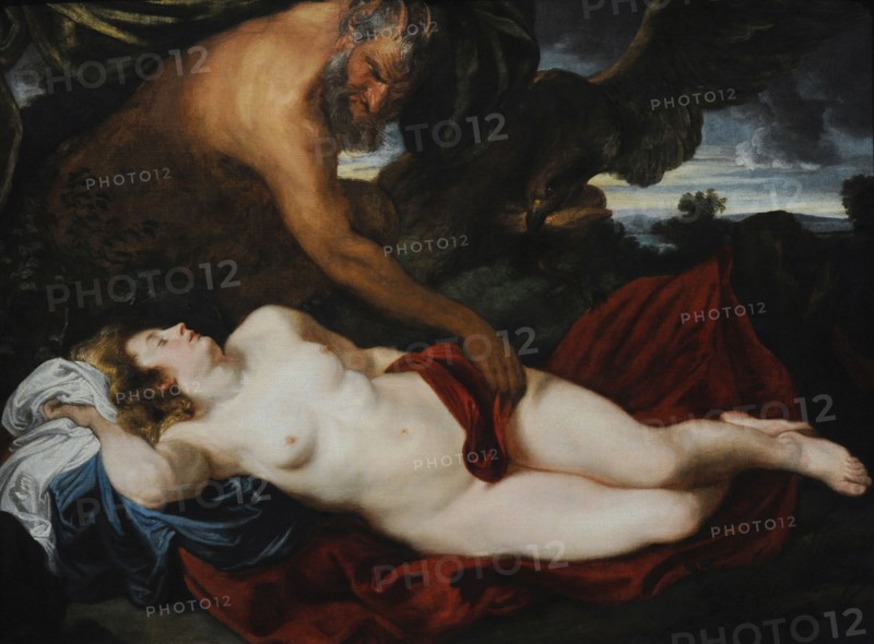 Jupiter as Satyr with Antiope, ca.1620, by Anthon Van Dyck