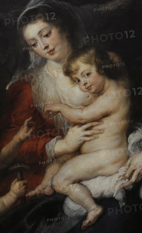 The Holy Family, St Elizabeth and St John the Baptist, ca.1634, by Peter Paul Rubens