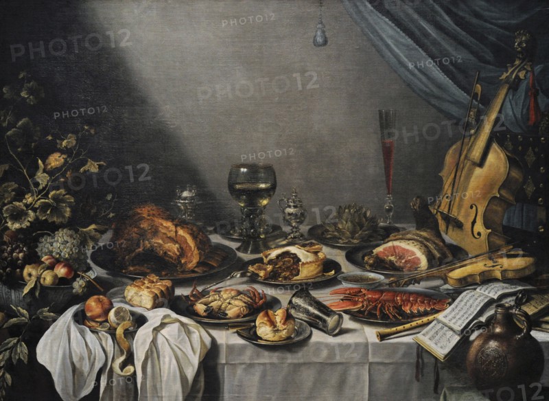 Still Life, 1653, by Pieter Claesz.