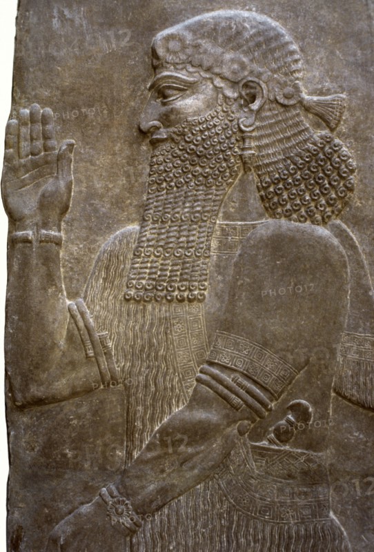 Relief depicting a nobleman or a member of the royal guard
