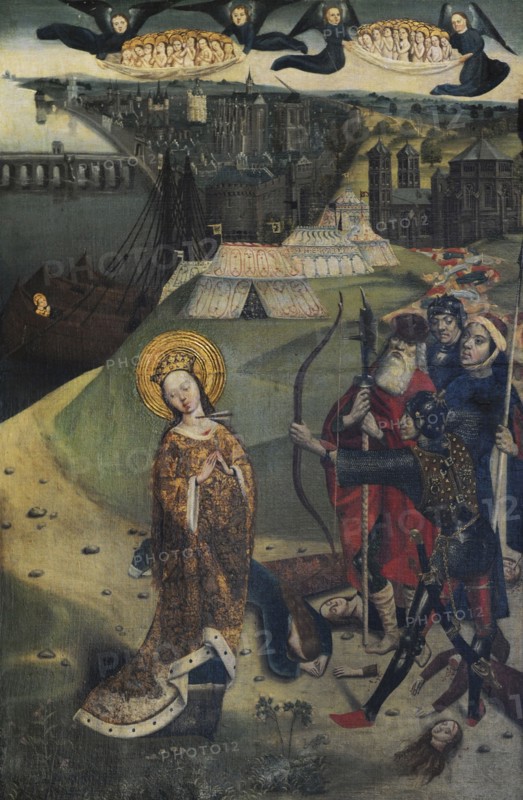 Martyrdom of Saint Cordula, Cologne, Germany, 1490-1500.