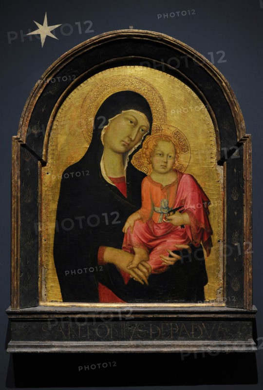 Mary with the Child, 1316-1317, by Simone Martini