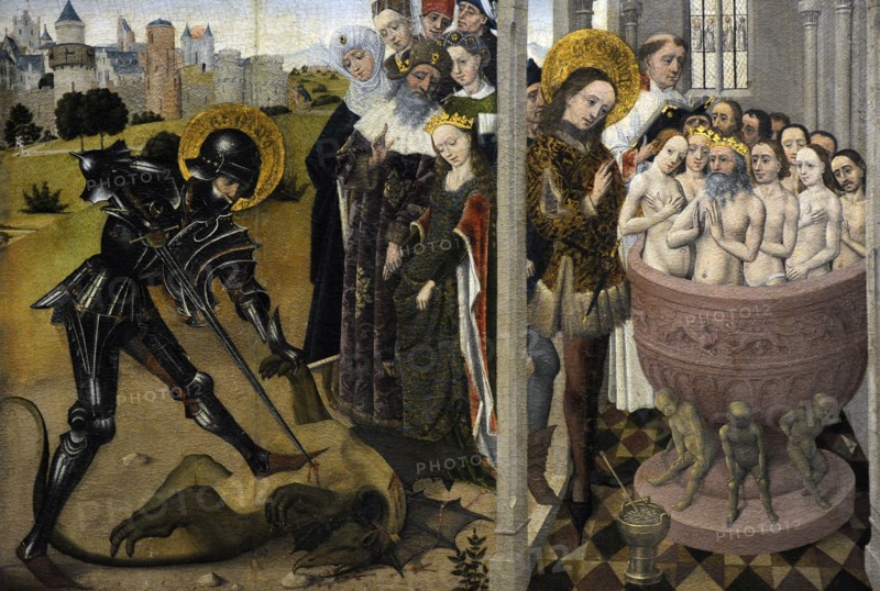 Altarpiece of Saint George, ca.1460, by Master of the Legend of Saint George