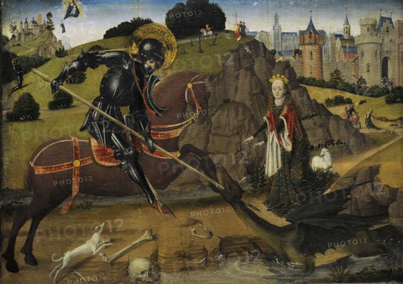 Altarpiece of Saint George, ca.1460, by Master of the Legend of Saint George