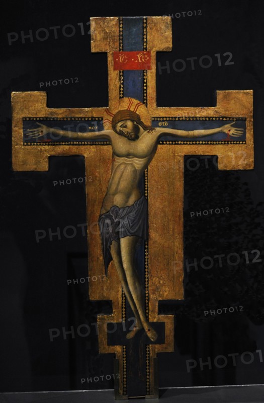 Processional cross, 1265-1275, by Master of the blue crucifixes