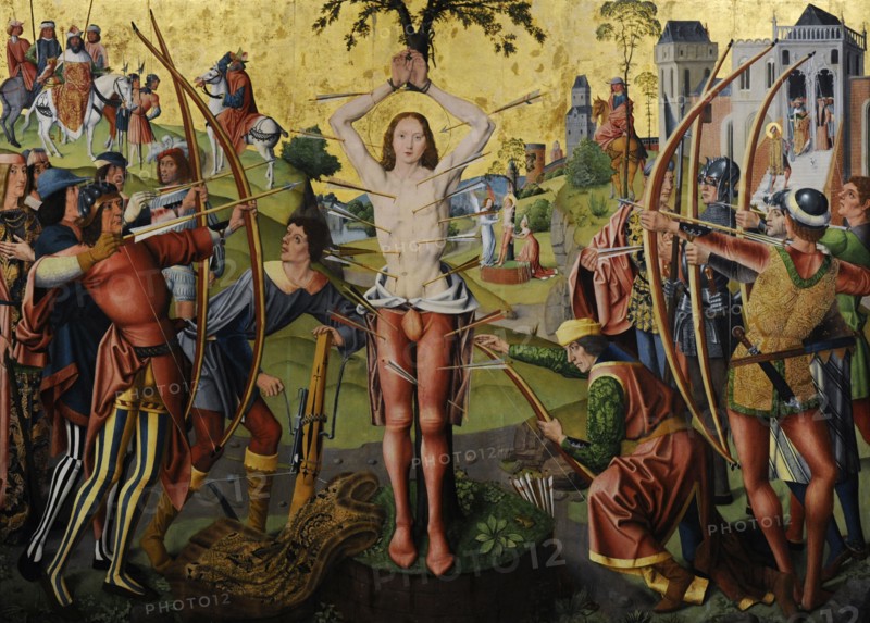 Altarpiece of Saint Sebastian, 1493-1494, by Master of the Holy Family