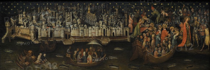 Martyrdom of Saint Ursula in Cologne, ca.1411, by Master of the Little Passion