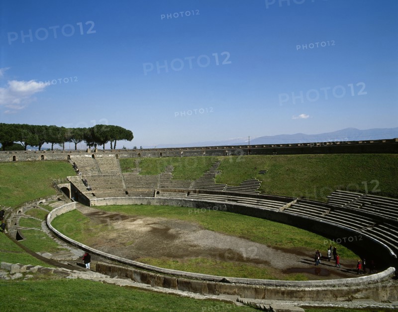 Italy. Pompeii. The Amphitheatre