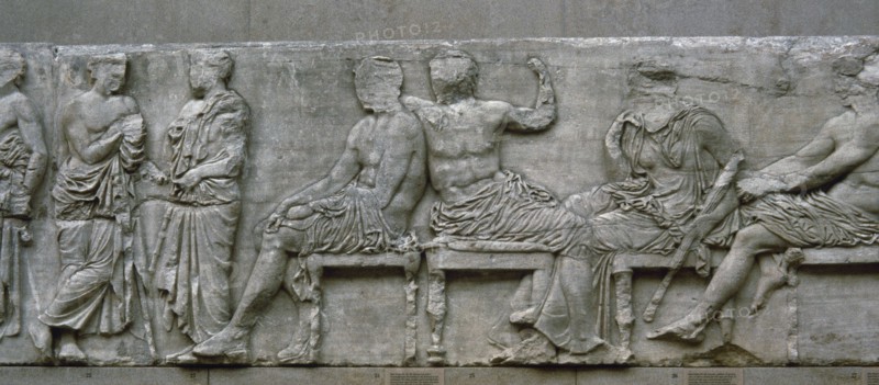 The East frieze of the Parthenon