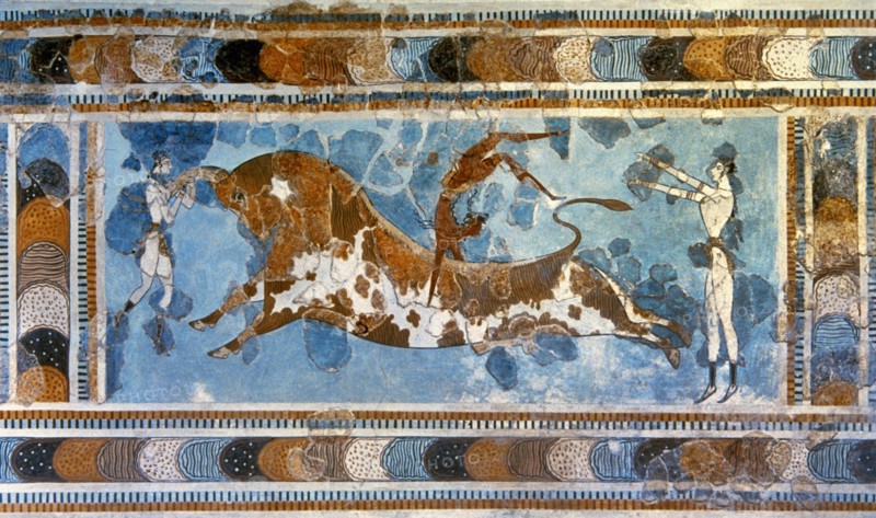 Minoan period. Knossos palace