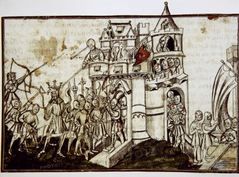 Siege of a castle.
