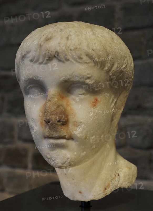Bust of Roman Emperor Caligula.