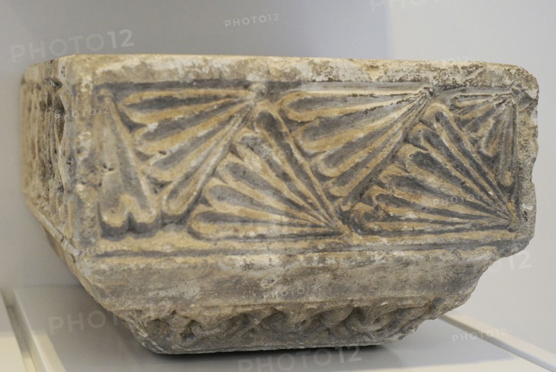 Fragment of a funerary monument from the Basilica of St Severin in Cologne.