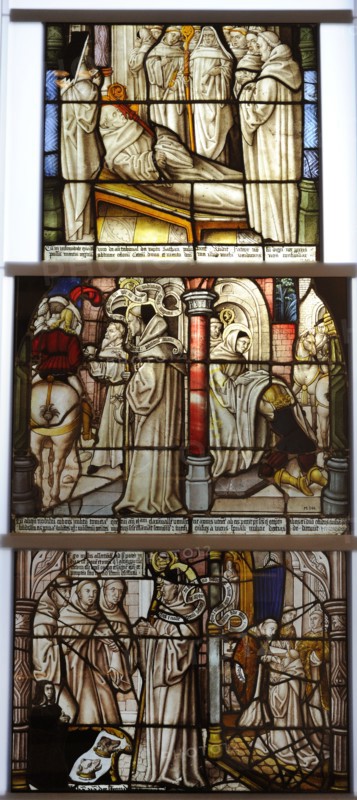 Stained glass. Cistercian Monastery of Altenberg.