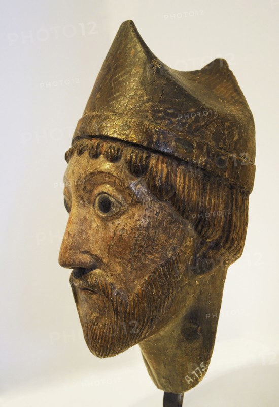 Head of a holy Bishop.