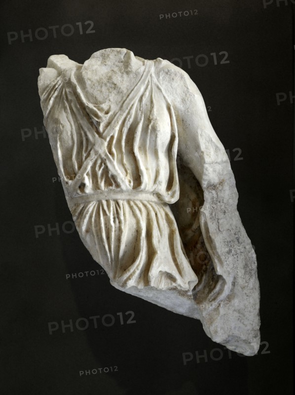 Athena Nike temple. Nike wearing a peplos.