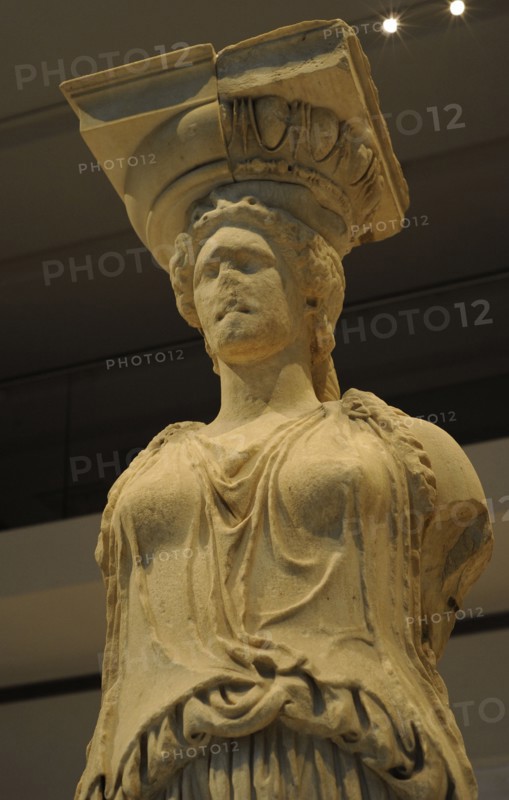 The Caryatid Porch of the Erechtheion.