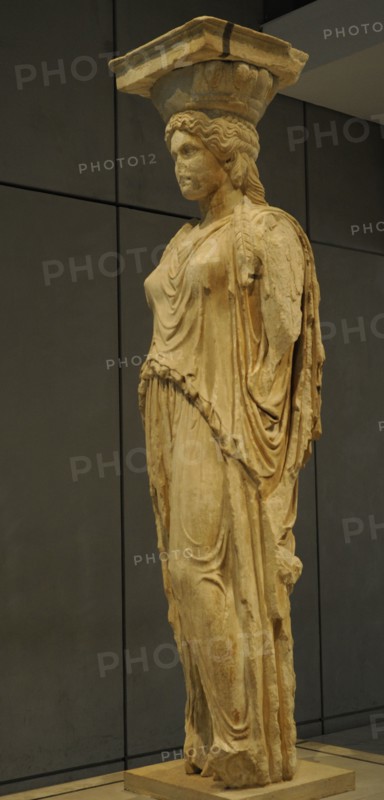 The Caryatid Porch of the Erechtheion.