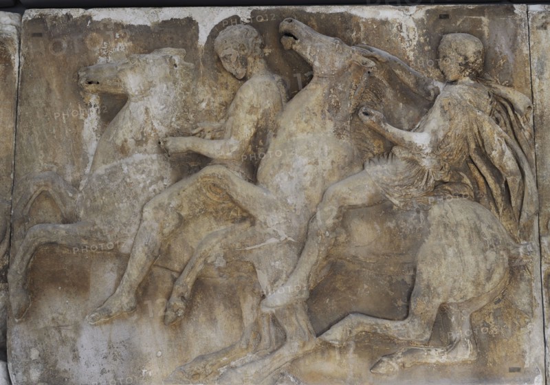 West frieze.