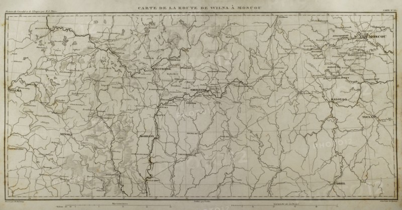 Route from Vilnius to Moscow.