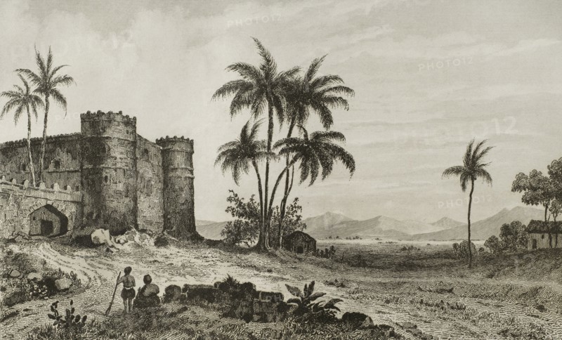 Castle of the Sultan of Aden in Lahej.