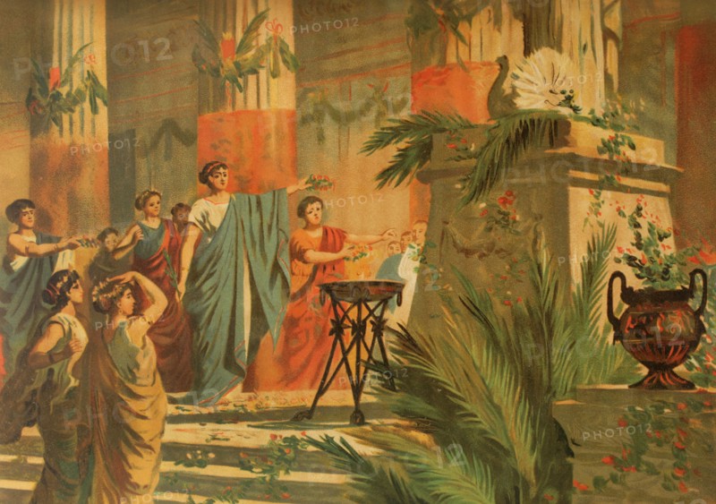 Matronalia, celebration to honour Juno Lucina.