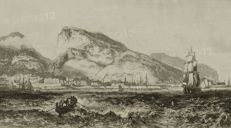 Island of France. Panoramic view of Port-Louis.
