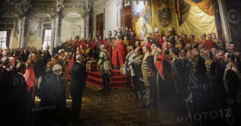 The Opening of the German Reichstag in the White Hall of the Berlin Schloss by Kaiser Wilhelm II.