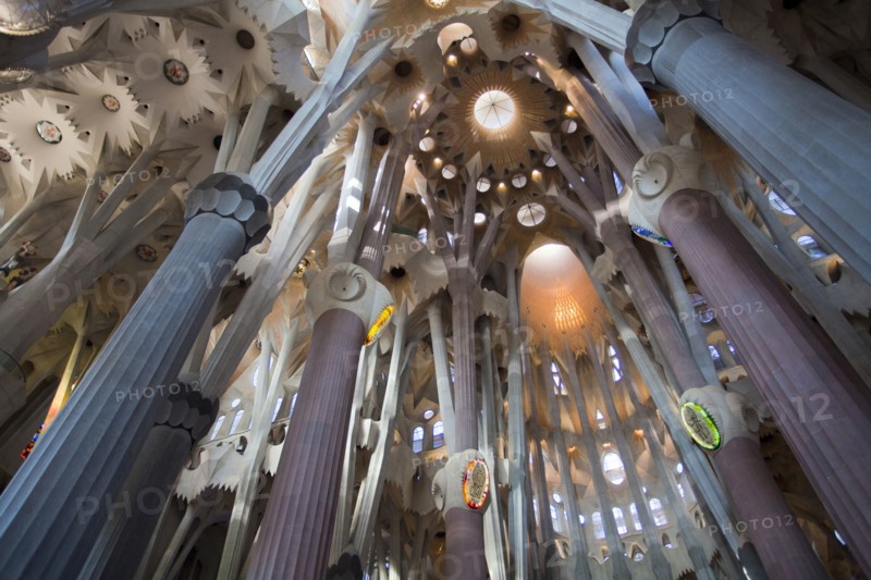 Basilica of the Sagrada Familia.