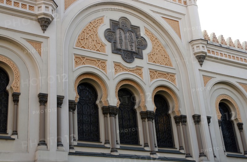 Spanish Synagogue, built in Moorish Revival style.
