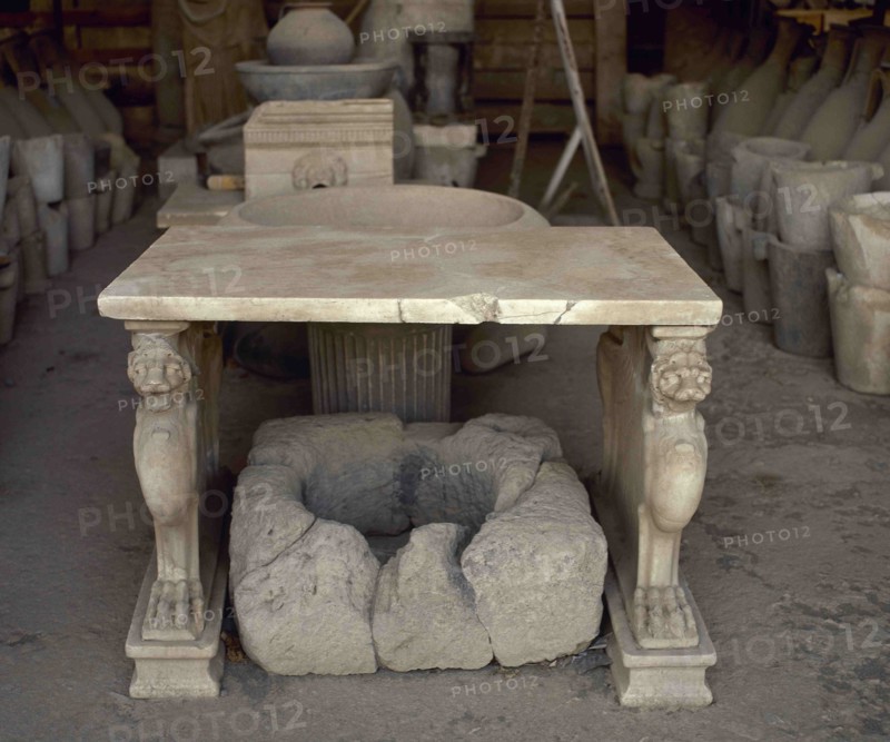 Antiquarium, inside view.