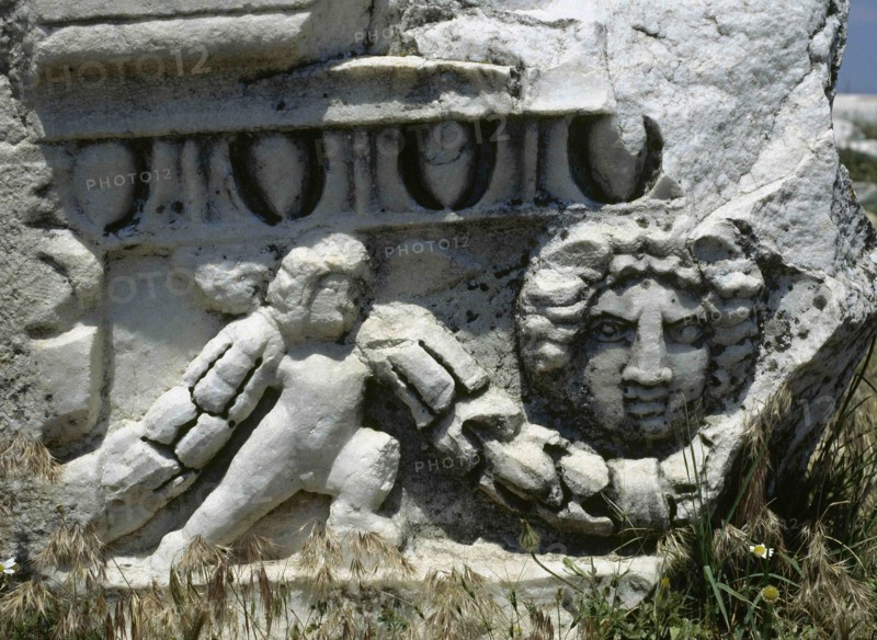Fragment of the theater frieze.