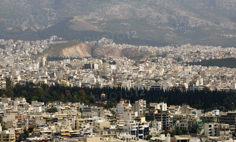 Athens. General view of the city.