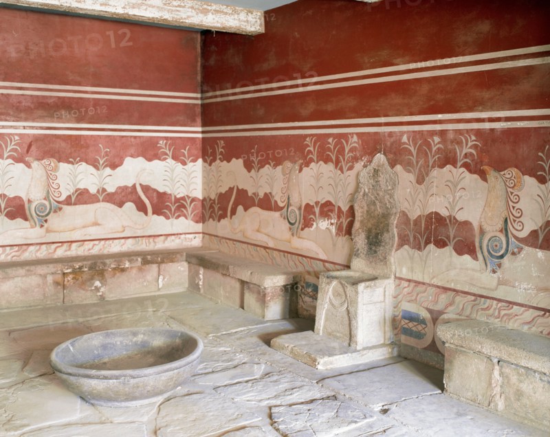 Palace of Knossos. Throne Room.
