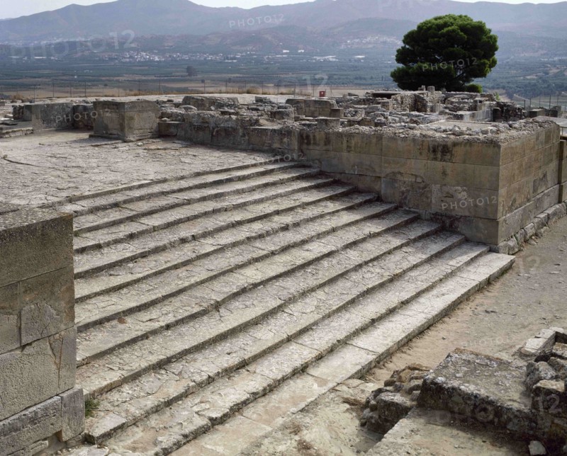 Grand Staircase of Minoan Palace of Phaistos.