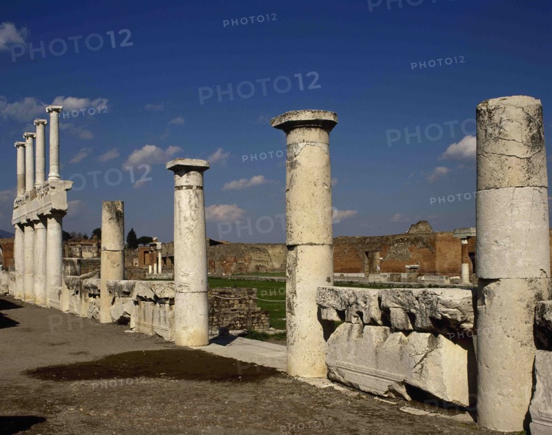 Forum colonnade.