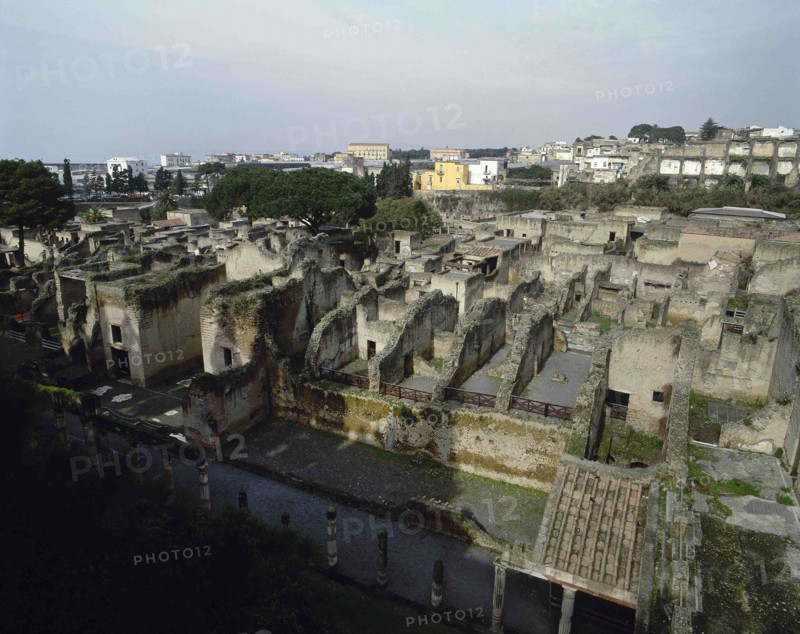 Ruins of the ancient Roman city of Herculaneum.
