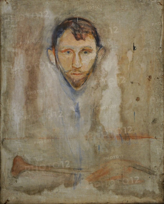 Portrait of Polish writer Stanislaw Przybyszewski