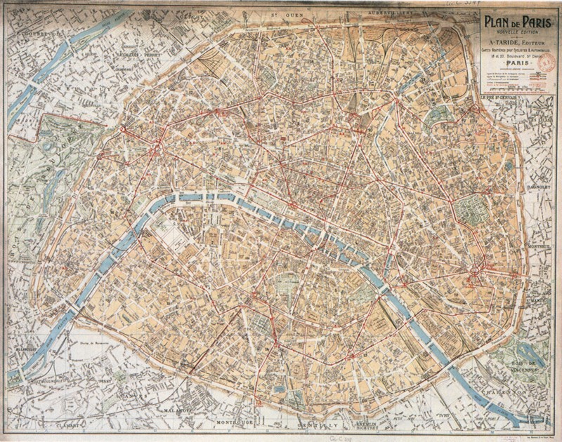 Map of Paris