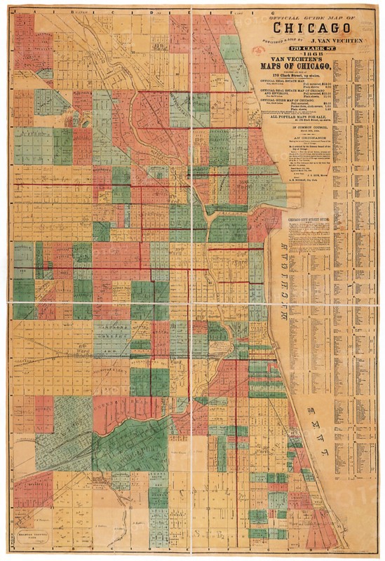 Official Guide Map of Chicago