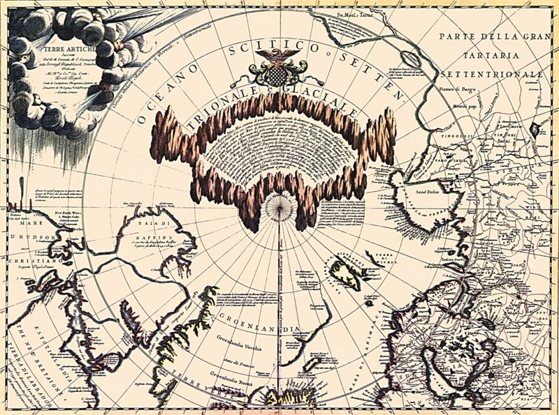Map of the North Pole 1690