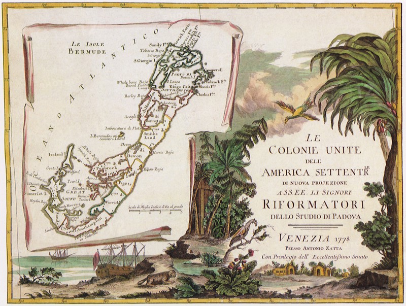 English Colonies 1778
