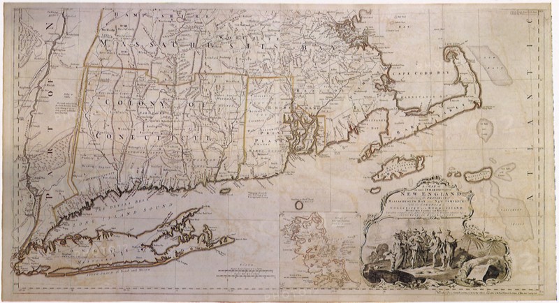 Map of New England 1774