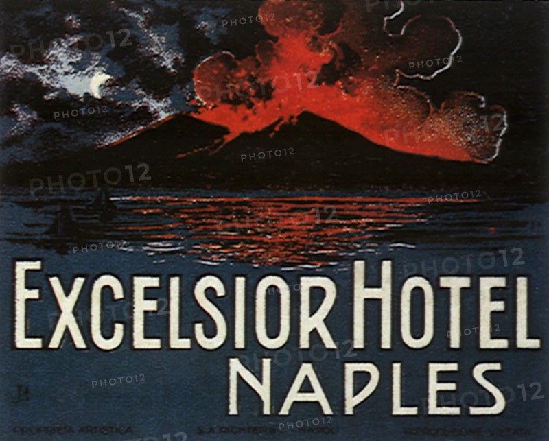 Luggage Label from Naples, Italy