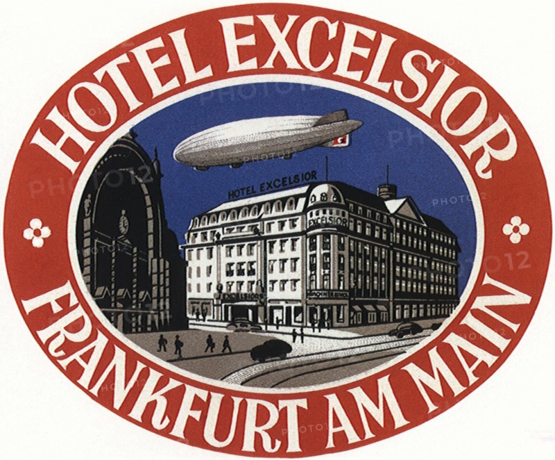 Luggage Label from Frankfurt