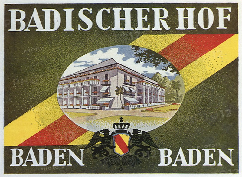 Luggage Label from West Germany