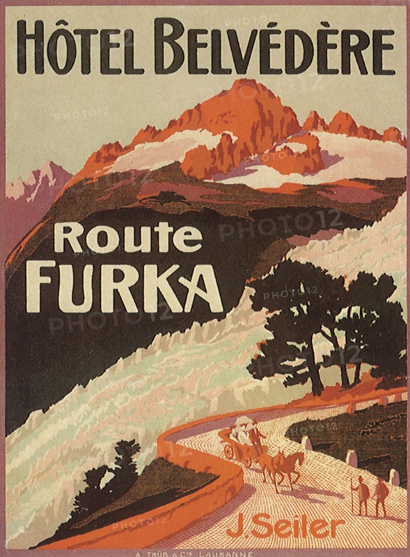 Luggage Label from Switzerland
