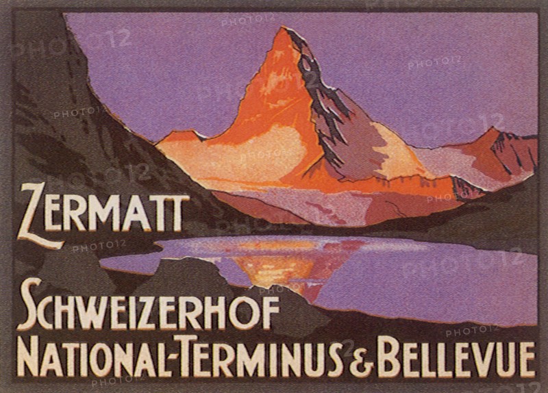 Luggage Label from Swizterland