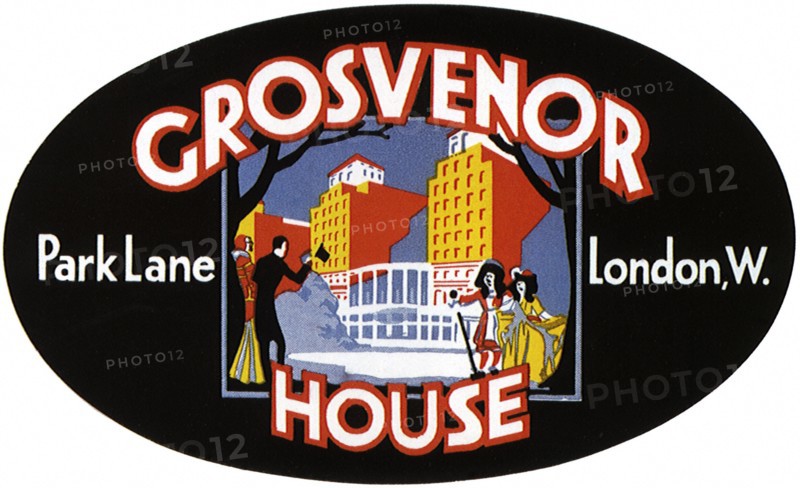 Luggage Label from London
