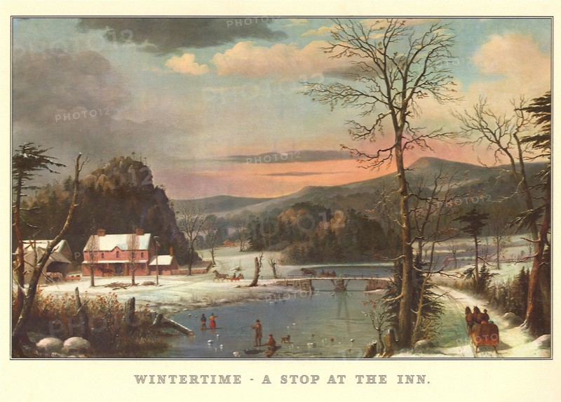 Wintertime - A Stop at the Inn